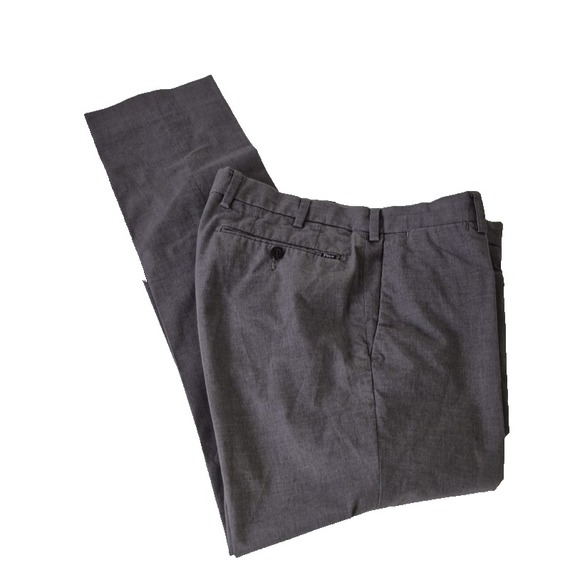 Polo Ralph Lauren Dress Pants Mens 30x29 (T30x32)‎   Gray Slim  Italian Fabric - Picture 1 of 9